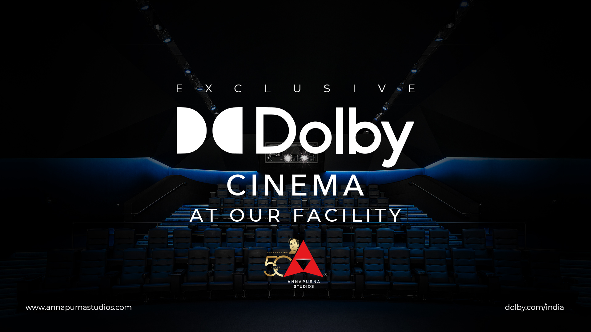 Exclusive Dolby Cinema at our facility